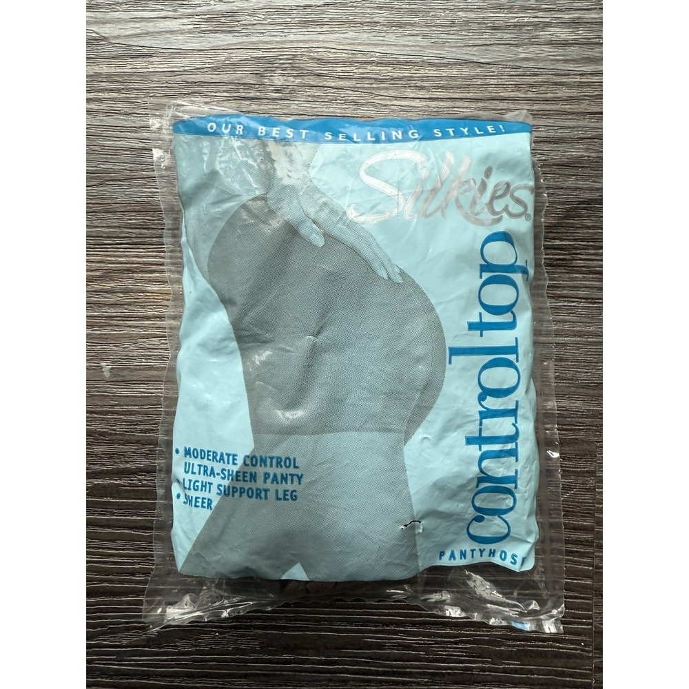 Silkies Control Top Sheer Pantyhose Mocha‎ New